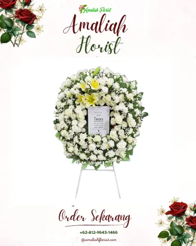 Krans Bunga Duka Cita di Dandangan