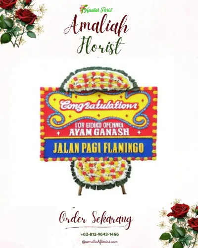 Bunga Papan Congratulation di Dandangan